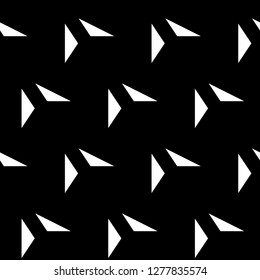 Geometrical figures pattern. Triangles backdrop. Polygons ornament. Triangular shapes wallpaper. Geometric background. Digital paper, textile print, abstract. Seamless vector.