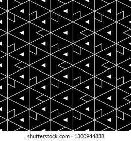 Geometrical figures wallpaper.Seamless ornament. Geometric background. Simple shapes backdrop. Digital paper, abstract. Triangles, rhombuses, polygons pattern