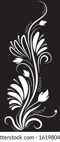 Geometrical Floral Motif (Vector Design)