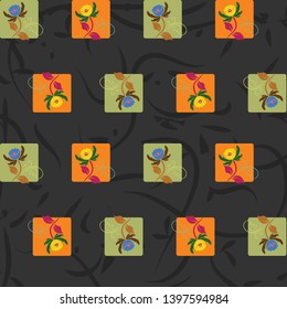 Geometrical Floral Pattern (Vector Design)
