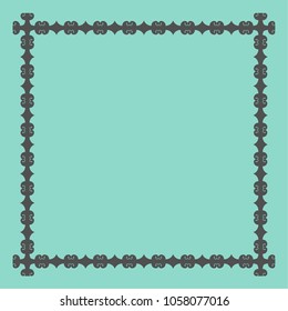 Geometrical frame of complex shapes. Different forms