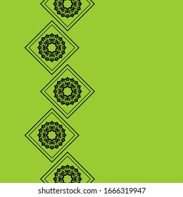 
Geometrical frame vector of Islamic style