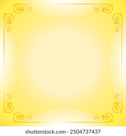 Geometrical golden lighting pattern background scheme motif pattern background, isolated vector illustration
