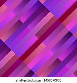 Geometrical gradient diagonal stripe pattern background design - abstract vector illustration