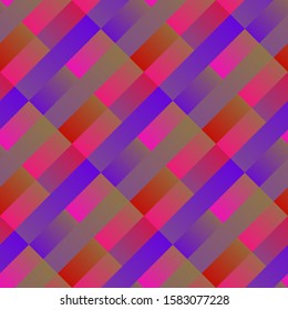 Geometrical gradient seamless stripe pattern background - abstract vector graphic from diagonal stripes