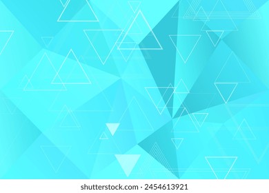 Geometrical gradient triangle polygon landing page background - geometric abstract chaotic vector illustration with triangles