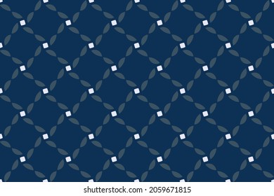 Geometrisches Gitter-japanisches Schnittmuster. Einfach zu rekolorieren Gewebe geometrische Druck. Retro nahtlose diagonale lineare wiederkehrende Dekoration. Kontinuierliches minimalistisches Ornament-Grafikdesign