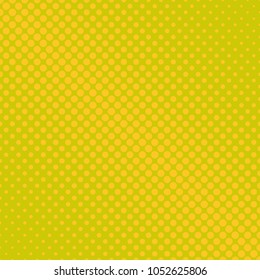Geometrical halftone dot pattern background - vector graphic from circles