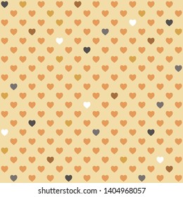 Geometrical hearts seamless pattern. Children's room wallpaper. Kid's room wall art 