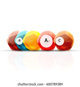 Geometrical hexagons abstract background, glossy shiny square style