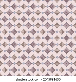 Geometrisches Ikat-Muster. Neutrale Farben.