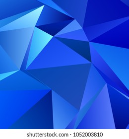 Geometrical irregular triangle polygon background - vector graphic