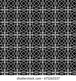 Geometrical linear creative seamless pattern