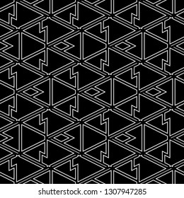 Geometrical, linear figures wallpaper. Rhombuses, trapeziums, polygons, lines pattern. Geometric background. Shapes backdrop. Digital paper, abstract. Seamless ornament.