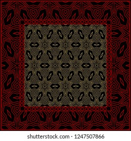 Geometrical linear texture. Original geometrical puzzle. Backdrop. Vector illustration. For design, wallpaper, fashion, print.