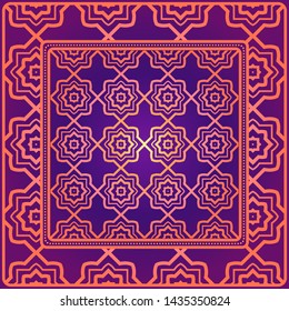 Geometrical Linear Texture. Original Geometrical Puzzle. Backdrop. Vector Illustration. For Design, Wallpaper, Fashion, Print.