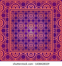 Geometrical Linear Texture. Original Geometrical Puzzle. Backdrop. Vector Illustration. For Design, Wallpaper, Fashion, Print.