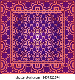 Geometrical Linear Texture. Original Geometrical Puzzle. Backdrop. Vector Illustration. For Design, Wallpaper, Fashion, Print.