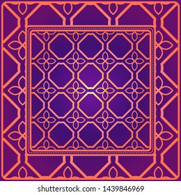 Geometrical Linear Texture. Original Geometrical Puzzle. Backdrop. Vector Illustration. For Design, Wallpaper, Fashion, Print.
