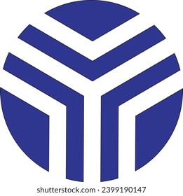 GEOMETRICAL LOGO DESIGN VECTOR IMAGE