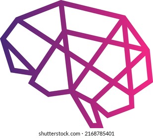 Logo geométrico. Logotipo digital. Icono digital. logotipo vectorial