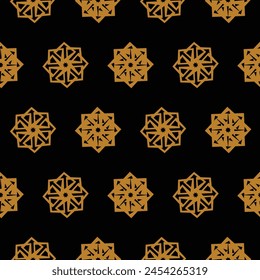 Geometrical Mandala floral block print screen print booti design motif allover seamless repeat pattern for kurti shirt saree stole scarf dupatta vector editable