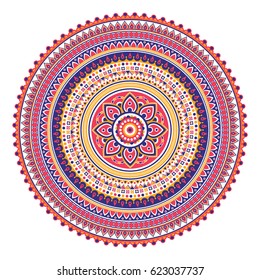 Geometrical Mandala. Vintage and traditional decorative elements. This mandala was drew  really detailed way. It could be use for every kind of design things.  