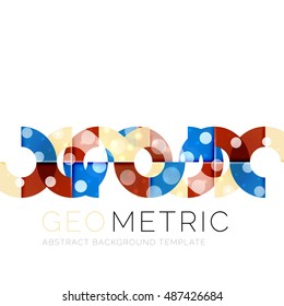 Fondo abstracto geométrico mínimo con efectos de luz. Vector