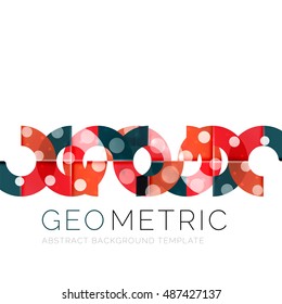 Geometrical minimal abstract background with light effects. Vector