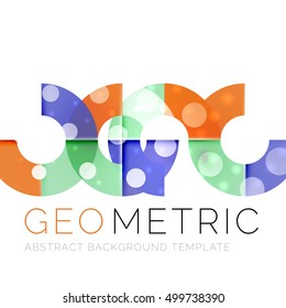 Fondo abstracto geométrico mínimo con efectos de luz. Vector