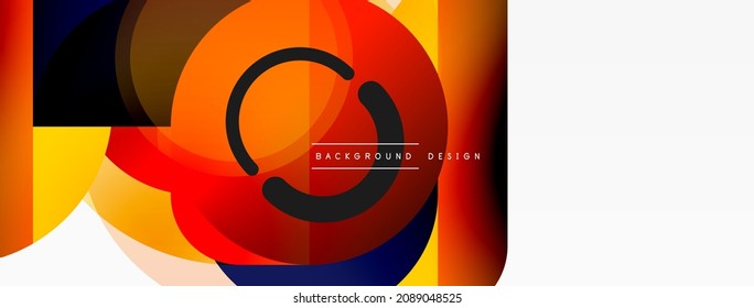 Geometrical minimal wallpaper. Geometric shapes. Vector illustration for wallpaper banner background or landing page