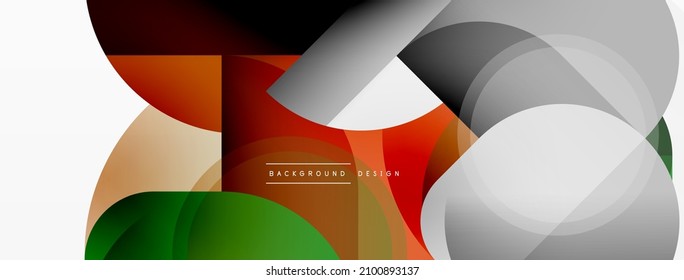 Geometrical minimal wallpaper. Geometric shapes. Vector illustration for wallpaper banner background or landing page
