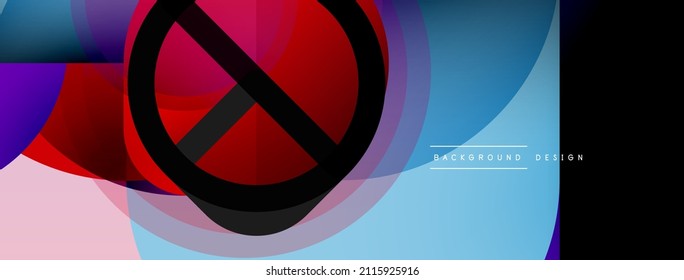 Geometrical minimal wallpaper. Geometric shapes. Vector illustration for wallpaper banner background or landing page