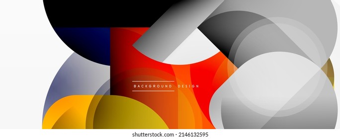 Geometrical minimal wallpaper. Geometric shapes. Vector illustration for wallpaper banner background or landing page