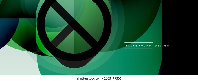 Geometrical minimal wallpaper. Geometric shapes. Vector illustration for wallpaper banner background or landing page