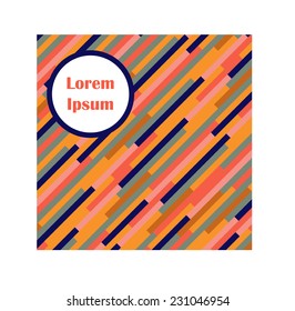 Geometrical modern design template