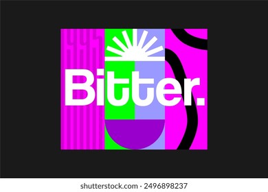 geometrical modern pattern tshirt design streetwear vector, ready for printing	
