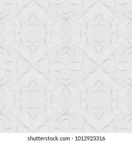 Geometrical, monochrome seamless pattern. A vintage element in Gothic style. Wall-paper for the press. Vector illustration. Linear.