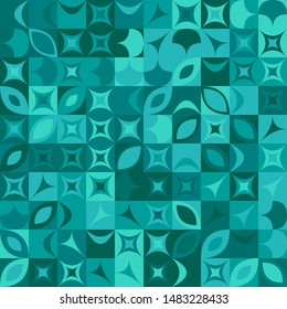 Geometrical mosaic pattern background design - abstract colorful vector illustration