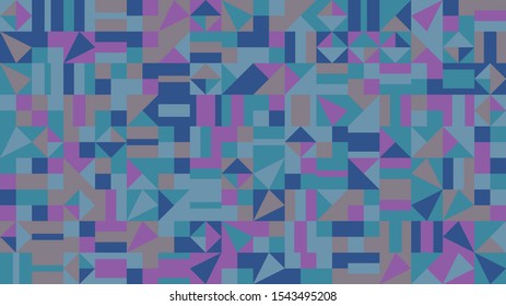 Geometrical mosaic pattern webpage background - abstract colorful vector illustration