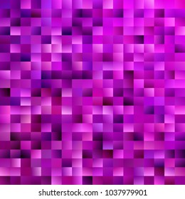 Geometrical mosaic rectangle background - modern vector design from purple gradient rectangles