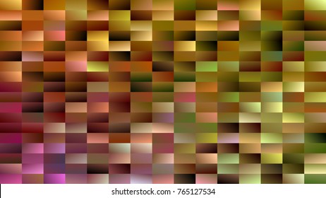 Geometrical mosaic rectangle background - modern vector design from gradient rectangles