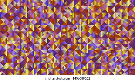 Geometrical mosaic triangle  background - abstract polygonal colorful vector graphic
