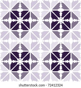 Geometrical mosaic in violet tones