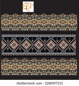 Geometrical Motif Border And Color Full And Beautiful