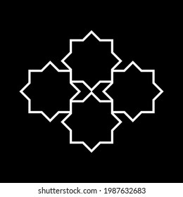 Geometrical Motif Pattern. Decoration for Interior, Exterior, Carpet, Textile, Garment, Cloth, Silk, Tile, Plastic, Paper, Wrapping, Wallpaper, Pillow, Sofa, Background, Ect. Vector Illustration