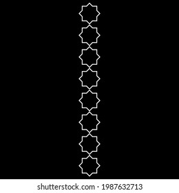 Geometrical Motif Pattern. Decoration for Interior, Exterior, Carpet, Textile, Garment, Cloth, Silk, Tile, Plastic, Paper, Wrapping, Wallpaper, Pillow, Sofa, Background, Ect. Vector Illustration