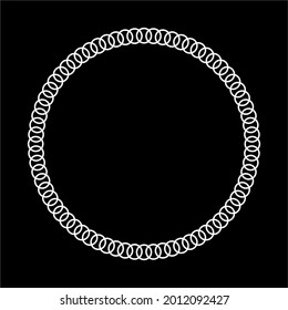 Geometrical Motifs Pattern Circle-Shaped. Decoration for Interior, Exterior, Carpet, Textile, Garment, Cloth, Silk, Tile, Plastic, Paper, Wrapping, Wallpaper, Pillow, Sofa, Background, Ect. 