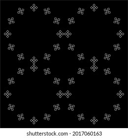 Geometrical Motifs Pattern Circle-Shaped. Decoration for Interior, Exterior, Carpet, Textile, Garment, Cloth, Silk, Tile, Plastic, Paper, Wrapping, Wallpaper, Pillow, Sofa, Background, Ect. 