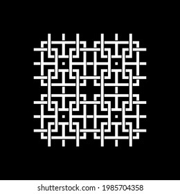 Muster für geometrische Motive.  Dekoration für die Inneneinrichtung, Außenbereich, Teppichboden, Textilien, Kleidung, Tuch, Seide, Tile, Plastik, Papier, Umhüllung, Tapete, Kissen, Sofa, Hintergrund, Ekt. Vektorgrafik